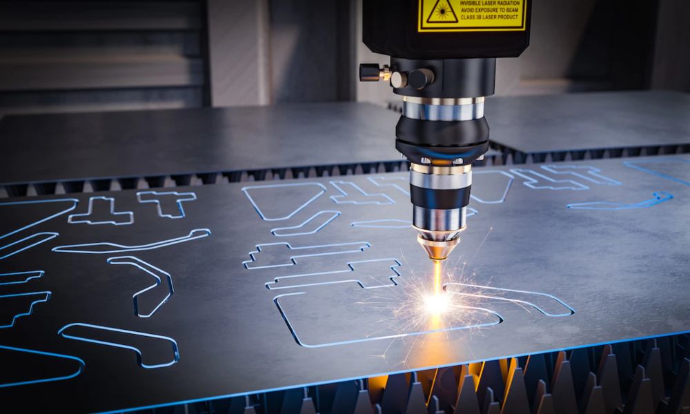 برش لیزری دستگاه CNC